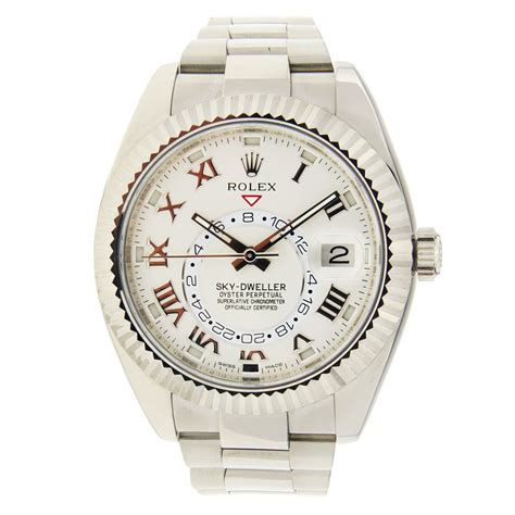 rolex skydweller whote gold|rolex 8385 18k white gold.